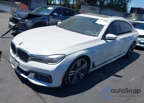 2017 BMW 740I xDrive z USA, uszkodzony, nr VIN WBA7E4C33HGU99969